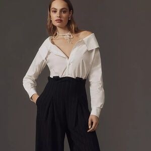 Chic Pinstripe Jumpsuit – Size 2 – Never Worn!